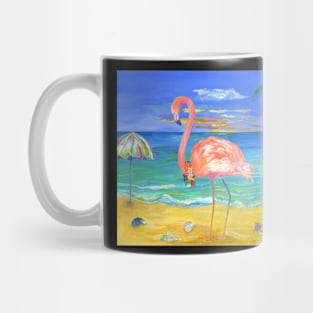 Flamingo Beach Mug